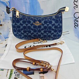 Coach Teri Crossbody Bag Denim Blue